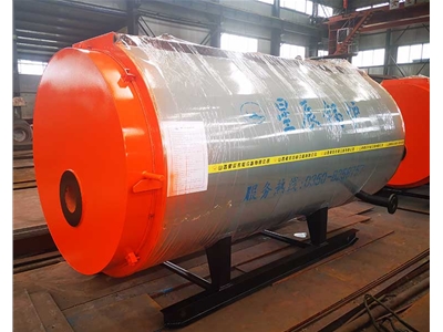 四臺1噸燃氣熱水鍋爐，陜西省吳堡縣